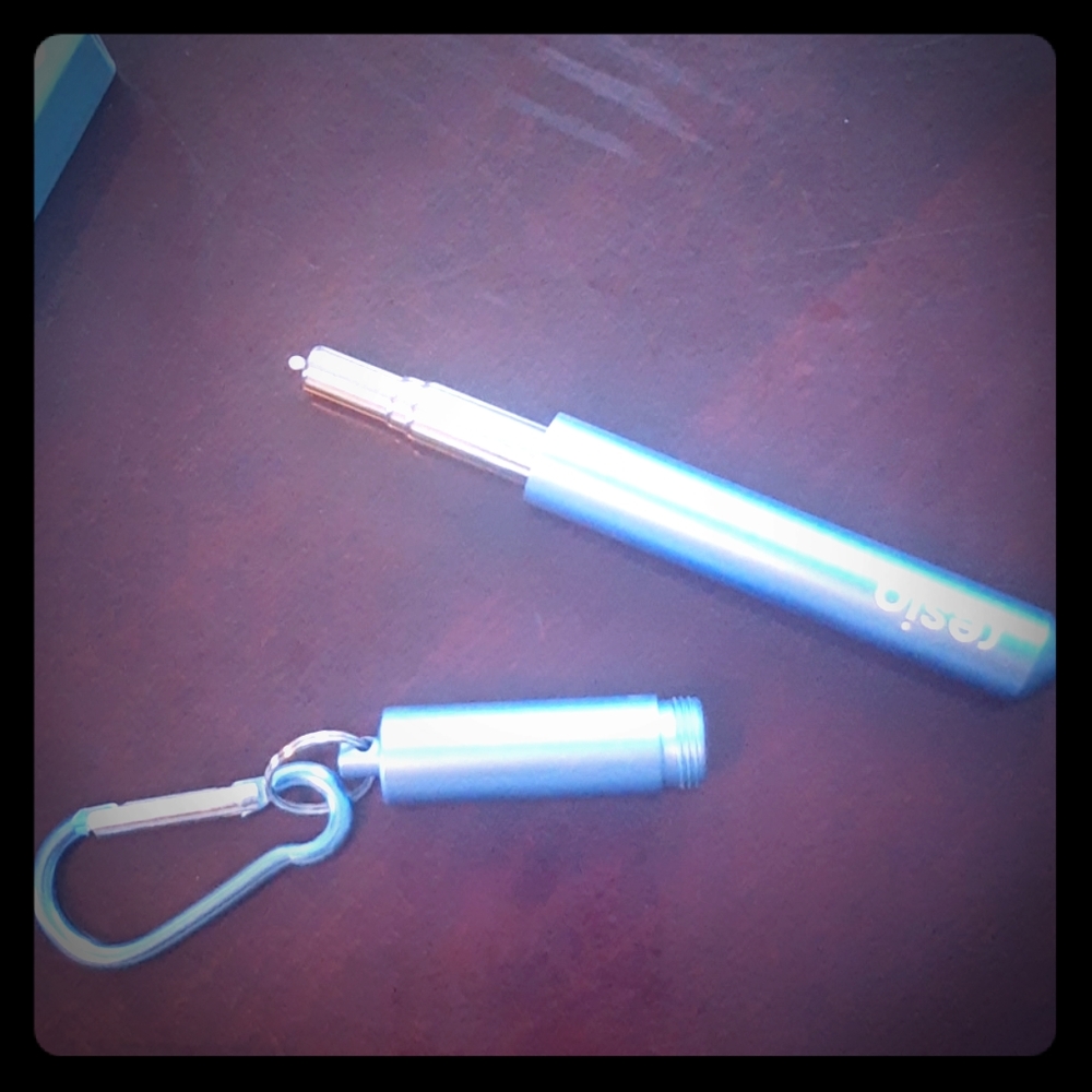 Stainless steel reusable straw w Accessories